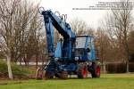 Fortschritt T 174-1 - Mobilbagger, Lader - Hersteller: VEB Weimar-Werk, DDR - gesehen am 04.01.2014 im Land Brandenburg - Copyright @ Ralf Christian Kunkel - http://fotoarchiv-kunkel.startbilder.de - außerdem DER Autokatalog auf http://www.ageofmobile.de 