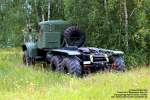 KrAZ-255 V (bzw. alte Schreibweise KrAS-255 W) Sattelzugmaschine - Hersteller: Krementschuker Automobilwerk, UdSSR (heute Ukraine) - aus dem Bestand der NVA, DDR - fotografiert am 04.08.2012 zum Milit�rfahrzeugtreffen in Zeithain (Lustlager Zeithain) - Copyright @ Ralf Christian Kunkel 


