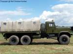 KrAZ 255 - Pritschenfahrzeug, Allrad, Sowjetarmee, CA, NVA - fotografiert zum Milit�rfahrzeug-Treffen am Flugplatzmuseum Cottbus am 20.07.2008 - Copyright @ Ralf Christian Kunkel   