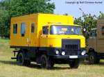 IFA L 60 1218 mit Kofferaufbau - Hersteller: VEB IFA-Automobilwerk Ludwigsfelde, DDR - fotografiert am 31.05.2008 zum  Tag der Begegnung  in Torgau - Copyright @ Ralf Christian Kunkel   