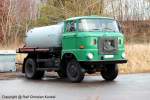 IFA W 50 LA/F - F�kalienfahrzeug mit Pumpe, Allradantrieb, VEB IFA-Automobilwerk Ludwigsfelde, DDR - fotografiert am 17.02.2012 im Land Brandenburg - Copyright @ Ralf Christian Kunkel