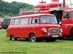 Rettungswagen RTW auf Basis des Barkas B 1000 - Feuerwehr, DDR - mehr �ber den RTW steht im Typenkompass-Buch  DDR-Feuerwehrfahrzeuge  - fotografiert am 12.06.2010 in Leipzig/ Jahnallee zur