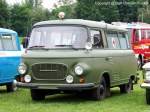 Sanit�tskraftwagen Sankra auf Barkas B 1000 - Krankentransportwagen der NVA, Milit�r, DDR - fotografiert am 12.06.2010 in Leipzig/ Jahnallee zur Interschutz 2010 - Copyright @ Ralf Christian Kunkel   