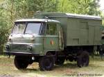 Robur LO 2002 A KO - Kofferfahrzeug der NVA - Fahrgestell-Hersteller: VEB ROBUR-Werke Zittau - fotografiert am 03.05.2008 zum Milit�rfahrzeug-Treffen an der St.