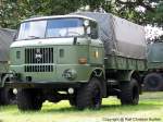 IFA W 50 LA/A PV - Allrad, Niederdruckbereifung, Pritschenfahrzeug, Mannschafts- und Materialtransport, Zugfahrzeug, NVA - fotografiert zum Museumsfest 2009 am Blaulichtmuseum Beuster am 25.07.2009 -