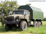 Ural 4320 LAK - leicht absetzbarer Koffer, Allrad, Diesel-Motor, NVA - fotografiert zum  Tag der Begegnung  am 31.05.2008 beim Verein f�r Milit�rhistorische Rad- und Kettenfahrzeuge Torgau 