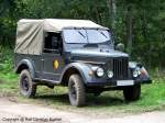 GAZ-69 (GAZ-69 M) - sowjetischer K�belwagen, Gel�ndewagen, SUV – fotografiert am 05.08.2011 zum 14. Zeithainer Lustlager – Copyright @ Ralf Christian Kunkel 

