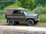 UAZ 469 (= UAS 469) - SUV, K�belwagen, Gel�nderwagen der sowjetischen Armee, CA – fotografiert am 05.08.2011 zum 14. Zeithainer Lustlager – Copyright @ Ralf Christian Kunkel 

