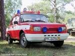 Ausr�ckedienstwagen ADW Wartburg 1.3 Limousine - entspricht dem heutigen Einsatzleitwagen ELW - fotografiert 20.05.2007 zum Milit�rfahrzeugtreffen an der St. Barbara Halle in Altes Lager/ J�terbog - Mehr im neuen Typenkompass  DDR-Feuerwehrfahrzeuge 1945-1990  - Copyright @ Ralf Christian Kunkel 