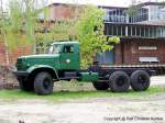 KrAZ 214 Fahrgestell - Sowjetarmee, CA, aber auch bei der NVA eingesetzt - im Bestand des dortigen Vereins - fotografiert zum Milit�rfahrzeug-Treffen bei der St.