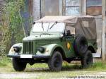 GAZ-69 (GAZ-69 M) - sowjetischer K�belwagen, Gel�ndewagen, NVA als Kommandowagen, Zughilfs- sowie Mannschafts- und Materialtransportfahrzeug und mit Spezialaufbauten (z.