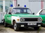Wartburg 353 W FuStw - Funkstreifenwagen (Limousine) der Polizei, nach der Wende wurden einige Wartburgs entsprechend umlackiert, gekennzeichnet und in den Dienst der Deutschen Polizei �bernommen, VEB