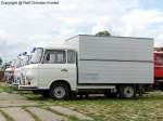 Barkas B1000 GTW - Gefangenentransportwagen Seitenansicht, Volkspolizei, MdI, VoPo, LKW, IFA - fotografiert am 25.07.2009 zum Museumfest am Blaulichtmuseum in Beuster - Copyright @ Ralf Christian